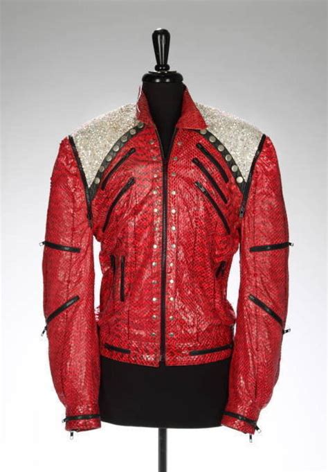 michael jackson's bad tour jacket replica|michael jackson beat it jacket.